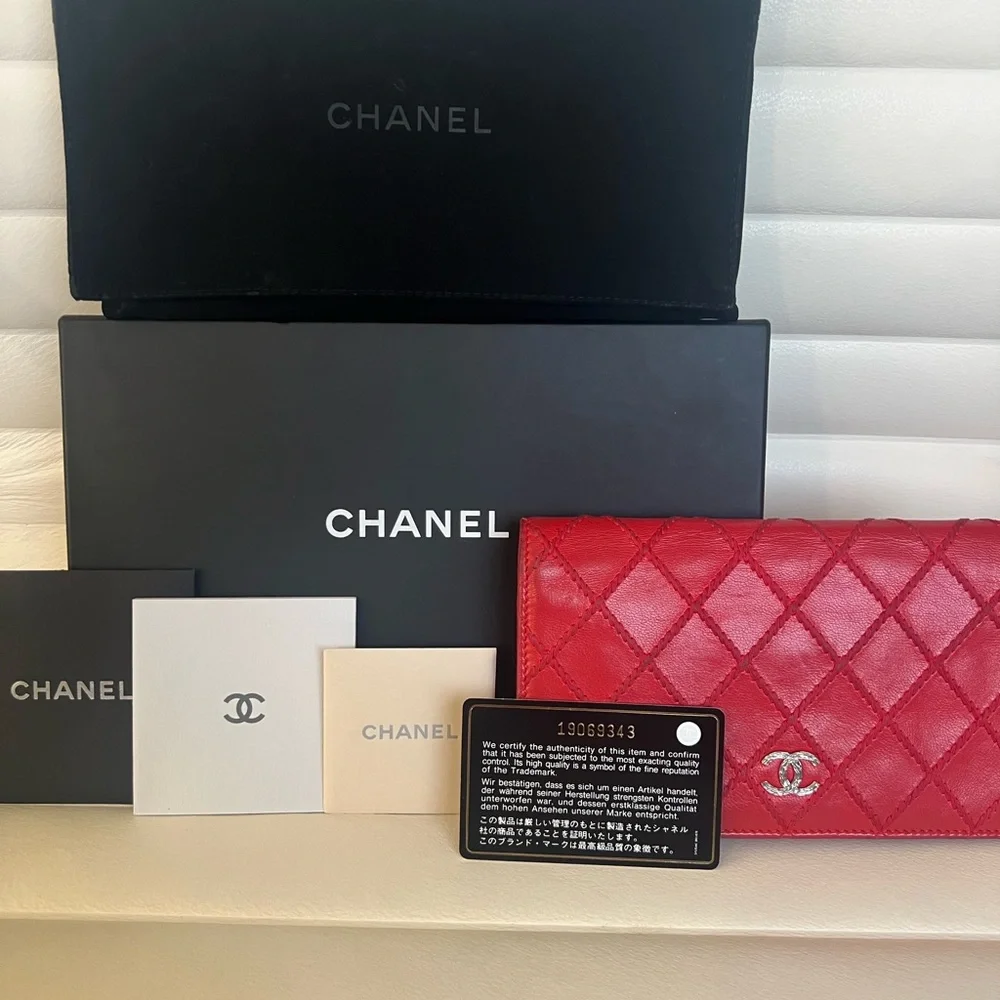 CHANEL Wild Stitch Long Wallet - Picture 1 of 6